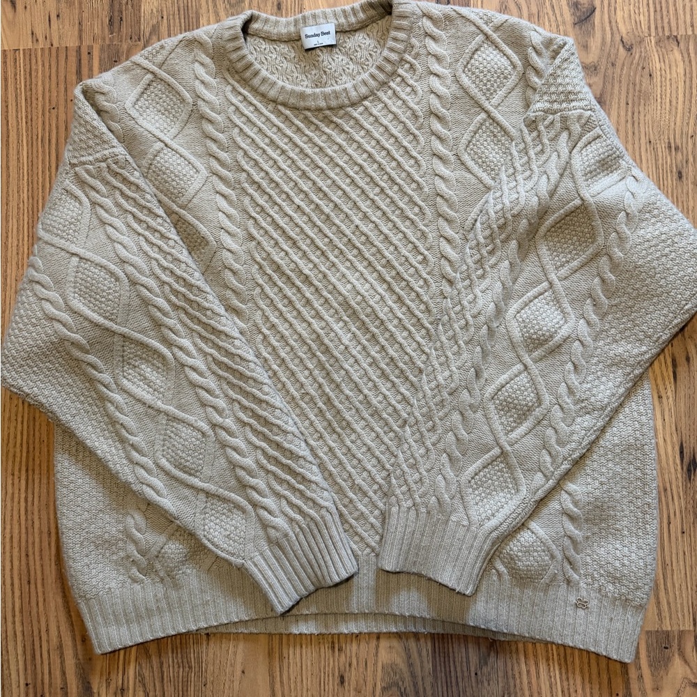 Cable Knit Sweater Sunday Best